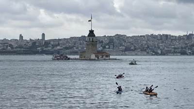 Kız Kulesi çevresinde dip temizliği