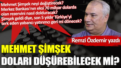 Mehmet Şimşek doları düşürebilecek mi?