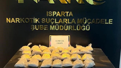 Isparta’da yapılan uyuşturucu operasyonunda 2 kişi tutuklandı