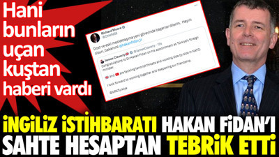 İngiliz istihbaratının Beşiktaşlı başkanı Hakan Fidan’ı sahte hesaptan tebrik etti