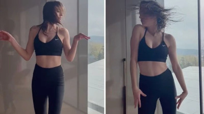 Melis Sezen'in dansı yine olay oldu! Müziğin ritmiyle kendinden geçti