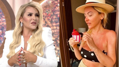 Selin Ciğerci Hadise'nin göğüslerine kafayı taktı! Güneş yanıklarını görünce kendini tutamadı