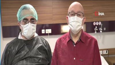 Baba-oğul lösemiyi yenerek böyle hayata tutundu