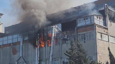 Son Dakika... İkitelli OSB'de yangın