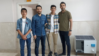 Liseliler scooter geliştirdi