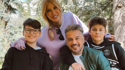 Emre Altuğ oğlu üzerinden Çağla Şıkel'e gönderme yaptı: Bana değil annesine çekmiş