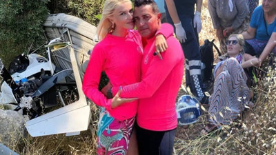 İçinde olduğu cayrokopter düşmüştü! Mustafa Sandal'ın eşi Melis Sandal'dan ilk açıklama geldi