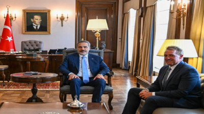 ABD Büyükelçisi Flake'ten Hakan Fidan'a ziyaret