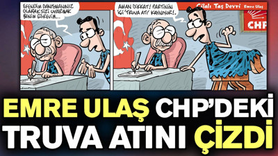 Emre Ulaş CHP'deki Truva atını çizdi