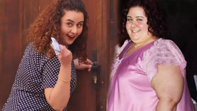 108 kilo veren Aslı Samat bikinisiyle yaz sezonunu açtı