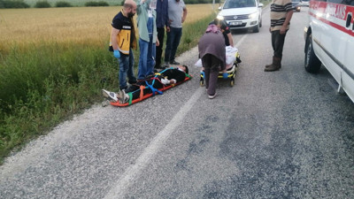 Motosikletler kafa kafaya çarpıştı (19 Haziran 2023)