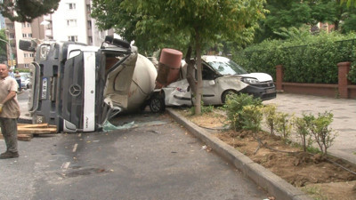 Beton mikseri felaket saçtı: 4 araç ezildi