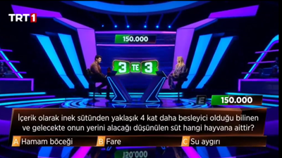TRT'de hamam böceği sütü soruldu. Bu iğrenç sorunun cevabı herkesi şoke etti