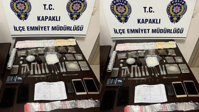 Tekirdağ’da uyuşturucu tacirlerine operasyon