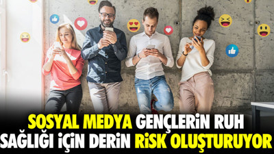 Sosyal medya gençlerin ruh sağlığı için derin risk oluşturuyor