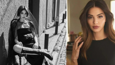 Ünlü oyuncu Melisa Aslı Pamuk'un sütyensiz tarzı binlerce kez tıklandı