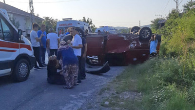 Zonguldak'ta işçileri taşıyan midibüs devrildi: 7 kişi yaralandı