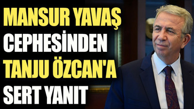 Mansur Yavaş cephesinden Tanju Özcan'a sert yanıt