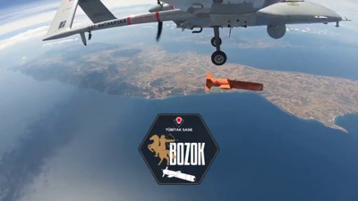 Bayraktar TB2 SİHA, atış testinde hedefleri nokta hassasiyetiyle vurdu