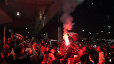 Valencia'ya muhteşem karşılama