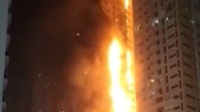 Dev gökdelen cayır cayır yandı. Can pazarı yaşandı