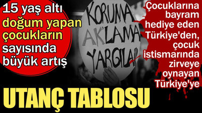 15 yaş altı doğum yapan çocukların sayısında büyük artış