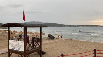 Bir ilçede denize girmek yasaklandı