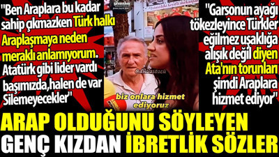 Arap olduğunu söyleyen genç kızdan ibretlik sözler. Türkler Araplaşmaya neden meraklı anlamıyorum