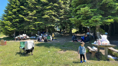 Sıcaktan bunalanlar soluğu Uludağ’da aldı