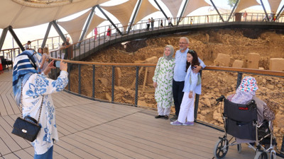 Bayramda 12 bin yıllık yere ziyaretçi akını