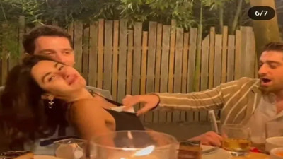 Göğsüne para sıkıştırdığı anlar olay olmuştu! Nesrin Cavadzade'den Bora Akkaş'a gönderme