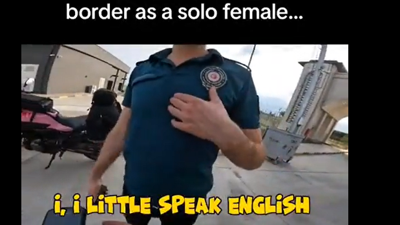 Gümrük memuru kadın turiste asıldı. Yarım İngilizcesi ile gümrüğe memur yapılmış