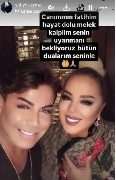 Safiye Soyman'ın Fatih Ürek paylaşımı duygulandırdı! “Dört gözle uyanmanı bekliyoruz” - Resim : 3
