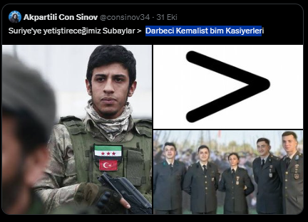 Suriyeli askeri Türk askerine tercih etti! Teğmenden o trole tokat gibi cevap - Resim : 1