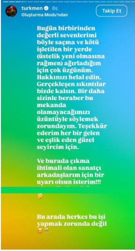 Gökhan Türkmen'in konseri sonrası ortalık karıştı! Eşine küfür edilince çileden çıktı - Resim : 2