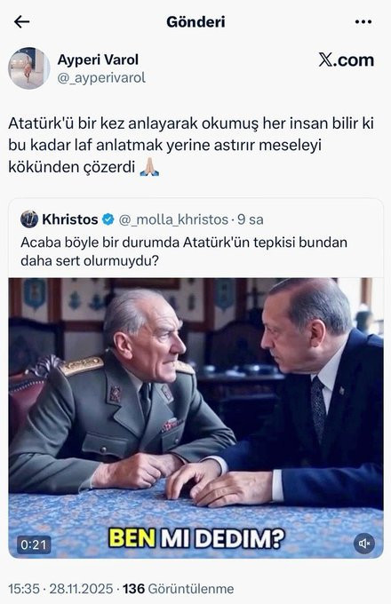 İlk yapay zeka gözaltısı! Konu: Atatürk-Erdoğan tartışması - Resim : 1