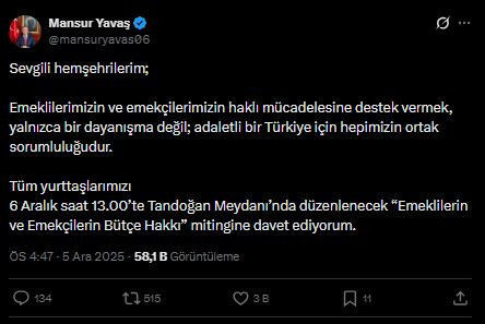 Mansur Yavaş'tan vatandaşlara çağrı: Hepimizin ortak sorumluluğudur - Resim : 2