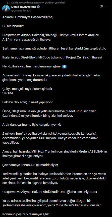 Ulaştırma'da büyük yolsuzluk iddiası Lokomotifler dizel yolsuzluklar özel - Resim : 1