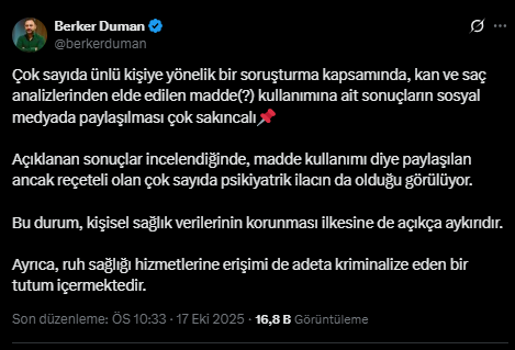 Psikiyatristler isyanda! Ünlülere yapılan uyuşturucu testinin sonuçlarının ifşa edilmesi tartışılıyor - Resim : 2