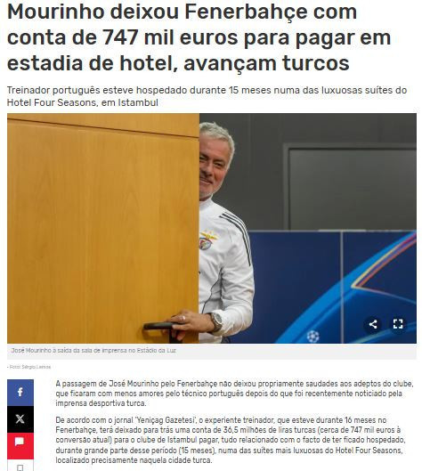 Adriyatik'ten Pasifik'e... Dünya Yeniçağ'ın Mourinho haberini konuştu - Resim : 5