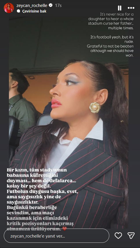 Yüksel Yıldırım'ın kızından Beşiktaş için olay paylaşım! Gerginliğe o da dahil oldu: İki dilde yazdı - Resim : 2