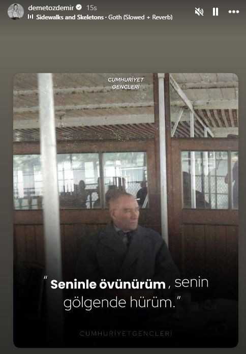 Ünlü isimlerden 29 Ekim Cumhuriyet Bayramı paylaşımları! - Resim : 7