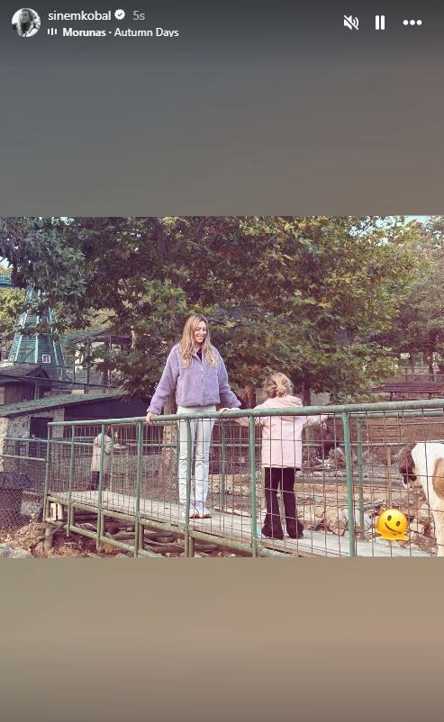 Sinem Kobal kızlarıyla doğayla baş başa: Mutluluk pozları mest etti! - Resim: 6