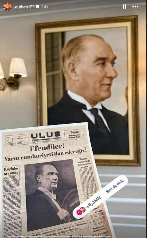 Ünlü isimlerden 29 Ekim Cumhuriyet Bayramı paylaşımları! - Resim : 5