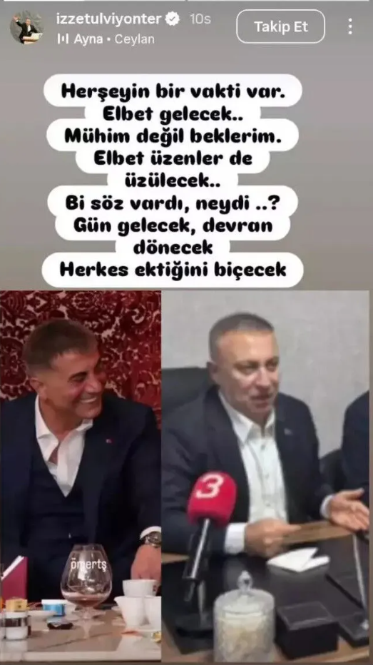 MHP’li Yönter’den Sedat Peker paylaşımı! 'Bu mesaj kime?' - Resim : 1