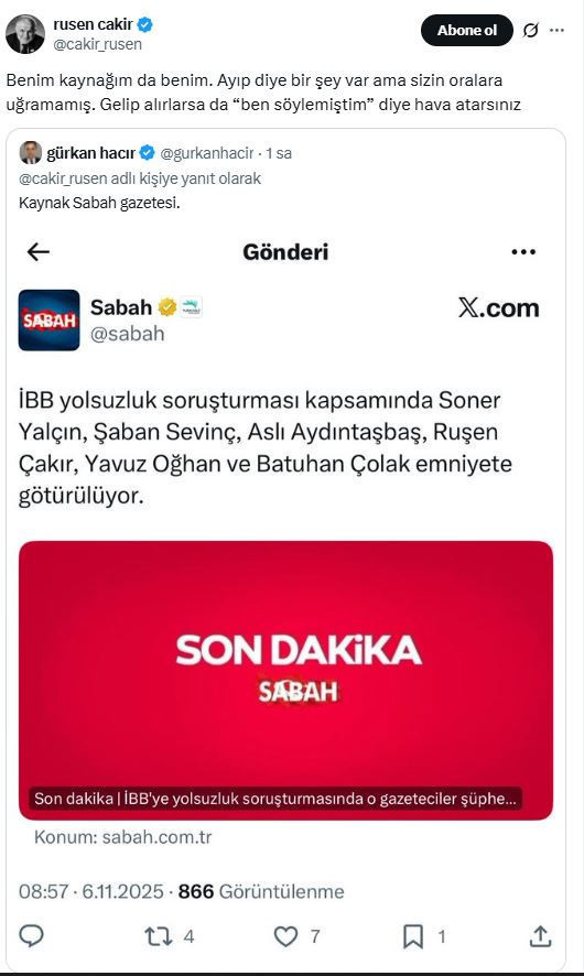 Şaban Sevinç, Yavuz Oğhan, Ruşen Çakır ve Soner Yalçın emniyete götürüldü! Telefonlarına el konuldu... - Resim : 4