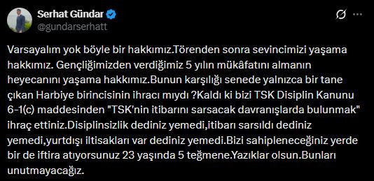 Teğmenler Güler’in gerekçesini çürüttü: Yeni ihraç gerekçesi de tutmadı - Resim : 3