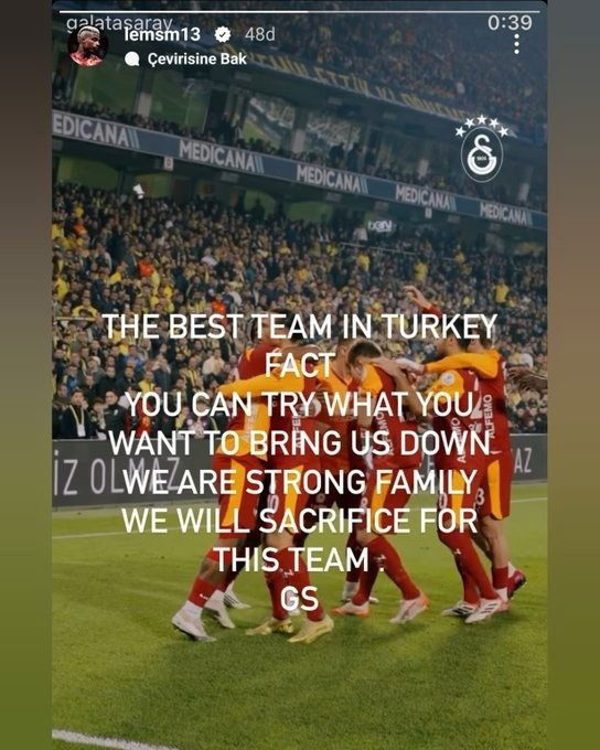 Mario Lemina'dan Fenerbahçe derbisi sonrası mesaj - Resim : 1