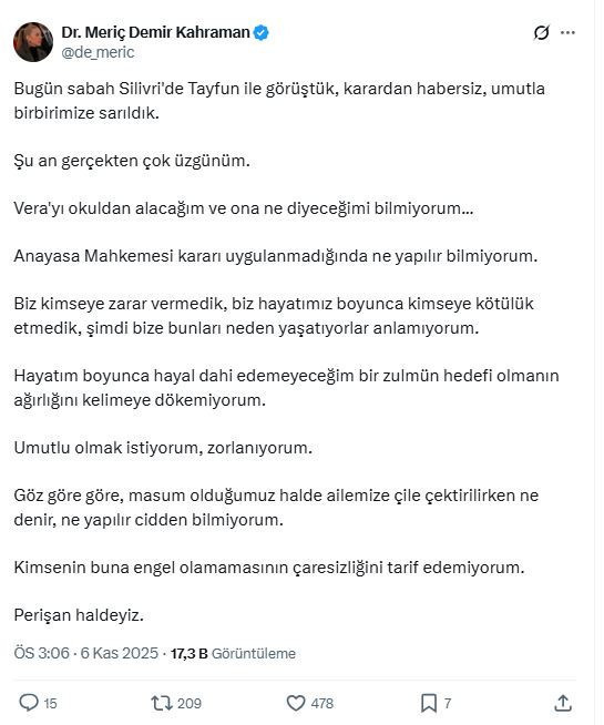Eşi Meriç Kahraman, Yeniçağ'a konuştu: Tayfun’u aşan bir kriz var! - Resim : 3