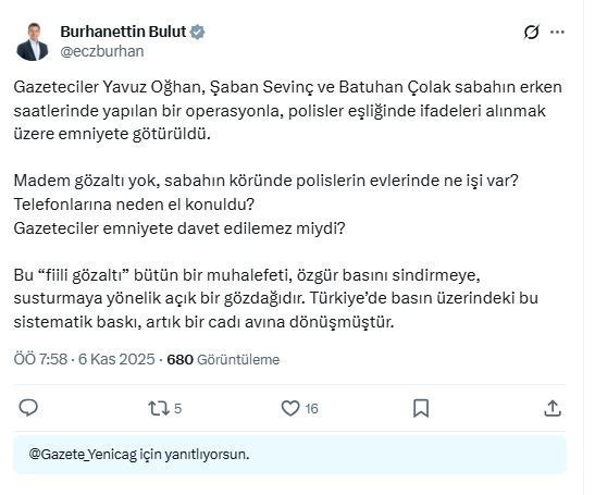 Şaban Sevinç, Yavuz Oğhan, Ruşen Çakır ve Soner Yalçın emniyete götürüldü! Telefonlarına el konuldu... - Resim : 1